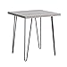 Ameriwood Home Owen Retro End Table, Sonoma Oak/Gunmetal Gray