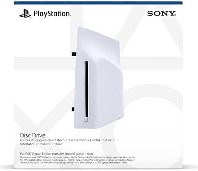 Sony, Lecteur de Disque Blu-Ray Amovible Officiel Pour PlayStation 5 Édition Numérique & PlayStation Pro, Lecture de Jeux PS5/PS4 et Films Ultra HD 4K, Installation Facile, Couleur : Blanche