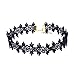 Gotd 8 Pieces Choker Necklace Set Stretch Velvet Classic Gothic Tattoo Lace Choker (Pack of 8(1))