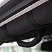 CheroCar Jeep Wrangler Grab Handles 1987-2020 YJ TJ LJ JK JL Black ABS & Nylon Pull Handles 4pcs Set Easy Install