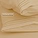 Nestl Short Queen Sheet Set - 1800 Ultra-Soft Microfiber - Double Brushed - Deep Pockets - Easy Fit - 4 Piece Set - Bed Sheets (Short Queen, Camel Gold)