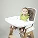 OXO Tot Waterproof Silicone Roll Up Bib with Comfort-Fit Fabric Neck, Green
