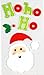 Christmas Gel Cling Stickers for Windows and Mirrors - 6 Sheets of Winter Designs: Santa Claus, Snowman, Snowflakes, Reindeer, Penguins and More!