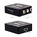 DAISEN HDMI to AV Converter 1080p HDMI to RCA CVBS AV Composite Adapter HDMI 2 AV Converter support PAL/NTSC TV format output (HDMI to AV+Black)