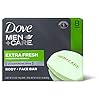 Dove Men+Care 3 in 1 Bar Cleanser for Body, Face, and Shaving Extra Fresh Body and Facial Cleanser More Moisturizing…