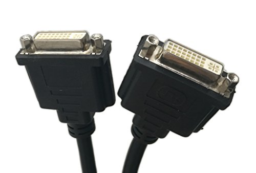 CGTime DMS-59 to DVI Splitter Cable Connector For Dual Monitor Setups or as a DVI Adapter Y Cord Dongle-10inch