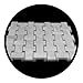 Carrara Marble Italian White Bianco Carrera Basketweave Mosaic Tile with Bardiglio Gray Dots Honed