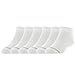 Gold Toe Girls Flat Knit Quarter Socks, 6-Pairs, White, Youth Medium