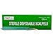 Disposable Scalpels Sterile Surgical Blade Size 15 Stainless Steel with Plastic Handle & Metric Line Individually Foil Wrapped Box of 10