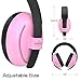 Baby Ear Protection TOENNESEN Noise Cancelling Headphones for 3 Months to 3 Years, NRR 34dB Noise Reduction Ear Muffs. The Most Comfortable Ear Protection for Toddlers/Babies. (Pink)