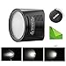 Godox H200R Ring Flash Head for AD200 AD200 Pro, 200ws Strong Power and Natural Light Effects for Godox AD200 Pocket Flash with Storage Box