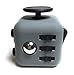 Fidget Cube Toy Stress and Anxiety Relief for Children and Adults Helps Focus and Concentration - Gray and Black - In Gift Box