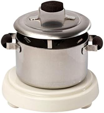 HUSS Aromatic Stainless Steel Miniature Smoking Kettle Cook Pot German Cone Incense Smoker