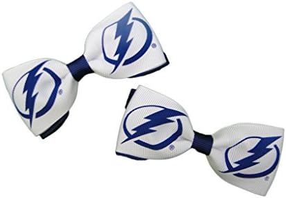 Tampa Bay Lightning Hair Bow Pair