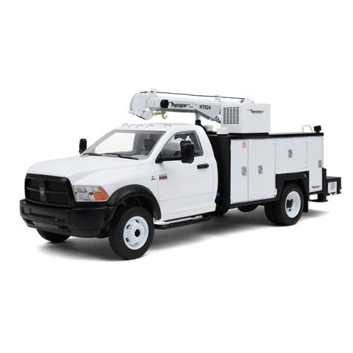 First Gear Dodge Ram 5500 with Maintainer Service Body White 1/34 Diecast Model