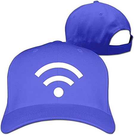 UanQ Novelty Unisex-Adult Wifi Hip Hop Hats Caps RoyalBlue
