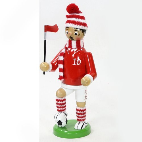 Incense Smoker Model Footballer Red/White Size Approx. 20cm — image 1