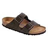 Birkenstock Women's Arizona SFB Mocha Suede 42 N