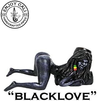 Handmade Tobacco Pipe Art Collectible Smoke functional "BlackLove" Sexy Collection
