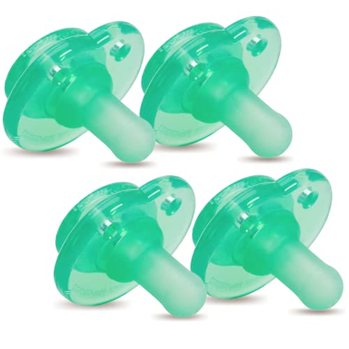 Nookums Pacifier 4 Pack Orthodontic Single Piece Design 100