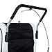Aosom Elite Three-Wheel Bike Trailer for Kids Bicycle Cart for Two Children with 2 Security Harnesses & Storage, White