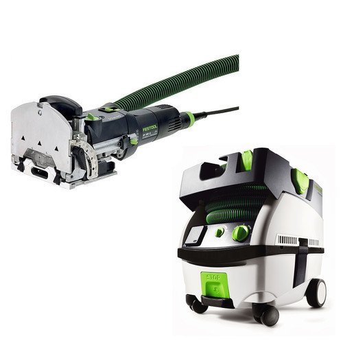 Click Here to See More Images Festool PN574432 Domino Mortise and Tenon Joiner Set with CT MINI HEPA 2.6 Gallon Mobile Dust Extractor