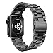 Apple Watch Band, iitee 42 mm iWatch Band Stainless Steel Replacement Strap for Apple Watch Series 3 Series 2 Series 1- Space Gray