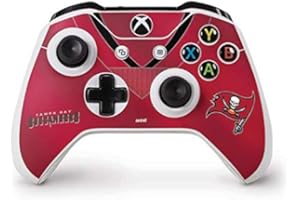 Skinit Decal Gaming Skin Compatible with Xbox One S Controller - Officially Licensed NFL Tampa Bay Buccaneers Team Jersey Design