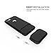iPhone 7 Plus Case, TOTU Heavy Duty Rubber Interior Scratch Protection Matte Finished Hard Cover Rugged Slim Dual Layer Protective Case for Apple iPhone 7 Plus New Sliding Design Black