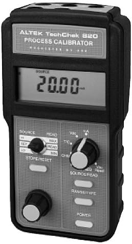 Altek 1783509 Model 820 Multifunction Process Calibrator, -20 to +55°C Temperature Range