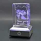 HOCHANCE 3D I Love You Ring&Rose Crystal with LED Colourful Light Base,Birthday Present for Girlfriend Gift Womanâ€‚Aunt Wife Mom,Best Amazing Cute Relationship Long Distance Friendship