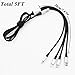 Multi Charger Cable ThinkANT 5FT Nylon Braided Universal 4 in 1 Multiple USB Charging Cord Adapter with 8Pin Plug x2/Type-c/Micro USB Port Connectors for Mobile Phones Tablets and More