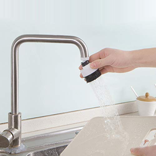 Clearance! Faucet Nozzle Filter,360 Degree Rotatable Swivel Double Mode Water Saver Faucet Nozzle Filter (black)