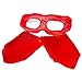 Red Superhero Eye Mask and Powerbands - Kids