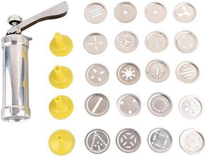 Gacube Polymer Clay Sugarcraft Extruder Craft Gun Tool Kit Set + 20 Discs + 4 Nozzles