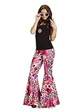 Fun World Womens Sexy 60s 70s Hippie Halloween Costume Bell Bottom Pants