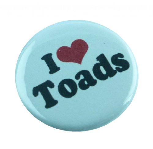 A&T Designs Unisex - I Love Toads 1.25