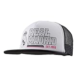 Real Madrid Adjustable Cap Hat Trucker New Season (White Black)