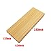 COOLOOdirect 10 Pieces Natural Pine Wood Rectangle Board Panel for Arts Craft - 10cm x 4cm x 0.6cm (3.93x1.57x0.24inch)