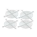 Saim 80mm Cooling Fan Guard Grill Metal Axial for PC Ventilator 4 Pcs