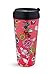 Vera Bradley 16 Ounce Thermal Travel Mug (Coral Floral)