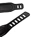 ZSFLZS 2 Pairs Exercise Bike Pedal Straps, Black, Rubber, Adjustable, Fits Most Stationary Bikes and Foot Types