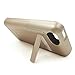 Kujian iPhone 5 External Battery Case Charger Backup Charging Power Case 2200mAh with Kickstand LED Indicatiors 7 Colors for iPhone SE, 5, 5S, 5C, Gold