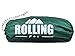 Rolling Fox Tarp Shelter Waterproof Lightweight Hammock Camping and Survival Tarp Shelter (Dark Green, 360x280 cm)