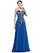 GRACE KARIN Long Strapless Embroidery Prom Dress A-line CL6168 (Multi-Colored)