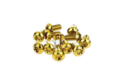 MOWA Cyclocross Mtb Mountain Bicycle Cycling Bike Disc Brake Rotor Bolts Screws (Gold) - Thumbnail 7