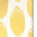 DriftAway Allen Ikat Polka Dot Room Darkening and Thermal Insulated Grommet Unlined Window Curtains Set of 2 Panels 52 Inch by 84 Inch Yellow