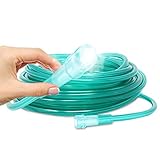 Pivit Crush-Resistant Oxygen Tubing 50 ft Green | 6-Channel | Green is Easy to See for Safety | Universal Fittings Connect Fast & Easy Ensures Most Optimal Flow
