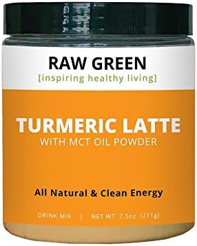 Raw Green Organics Turmeric Latte with MCT Oil Powder
