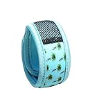 Mosquito Repellent Bracelet - All Natural Pest Control Repeller for Babies, Kids, Adults on Travel - NO DEET, NO SPRAY & WATERPROOF - with 2X Refills (Blue)